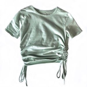 hollister mint cinch baby tee!